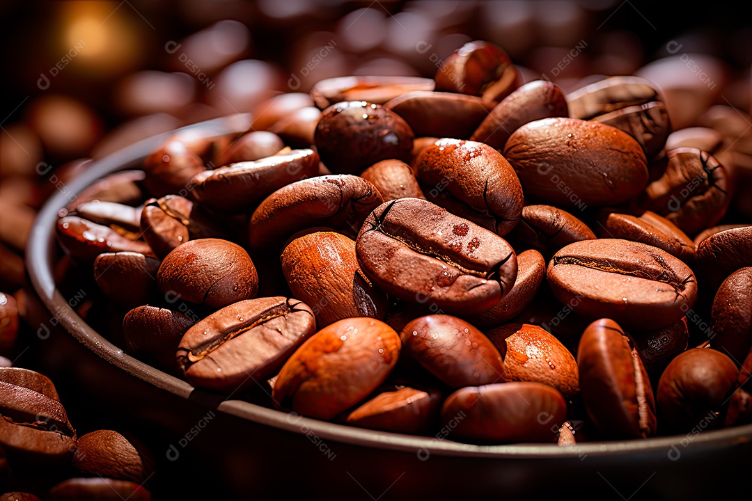 Grãos de café, dia internacional do café