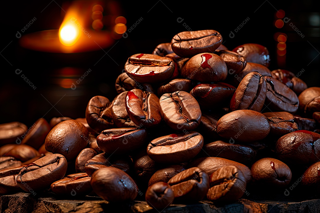 Grãos de café, dia internacional do café