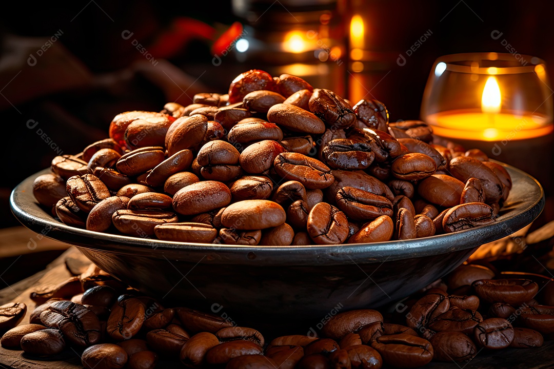 Grãos de café, dia internacional do café