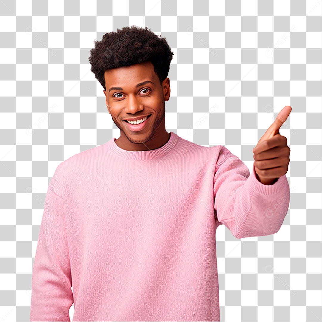 Homem Feliz Dando Ok PNG Transparente