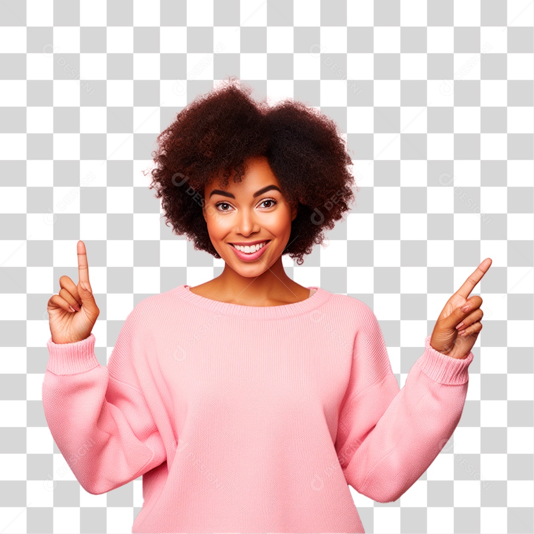 Mulher Sorrindo Feliz PNG Transparente