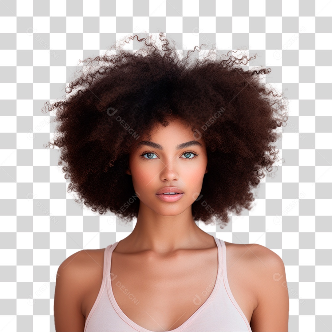 Mulher Séria PNG Transparente