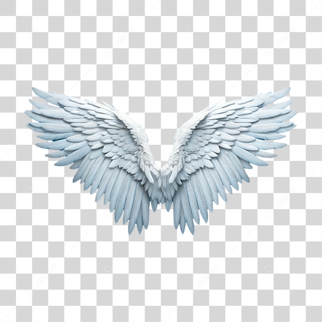 Asas de Anjo Sagrado PNG Transparente