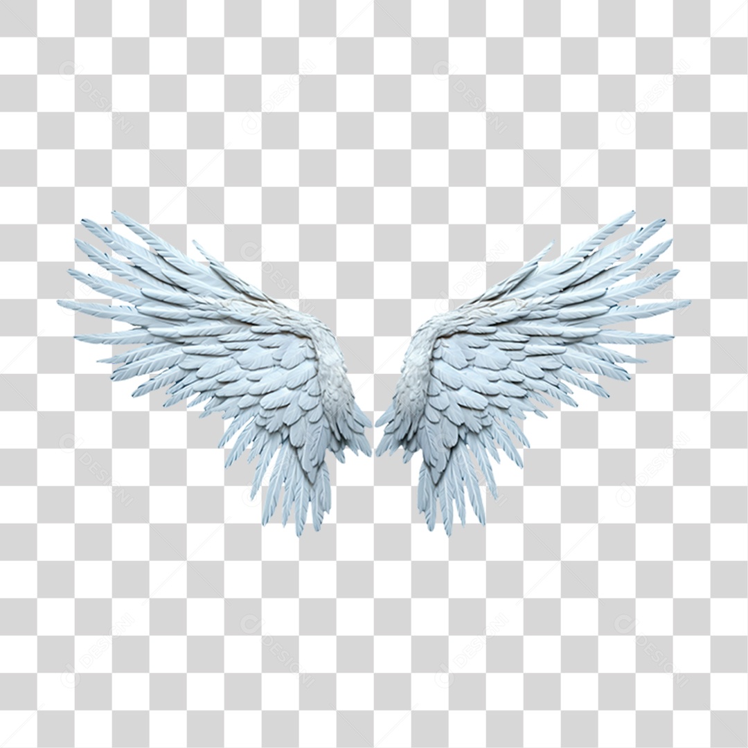 Asas de Anjo Sagrado PNG Transparente