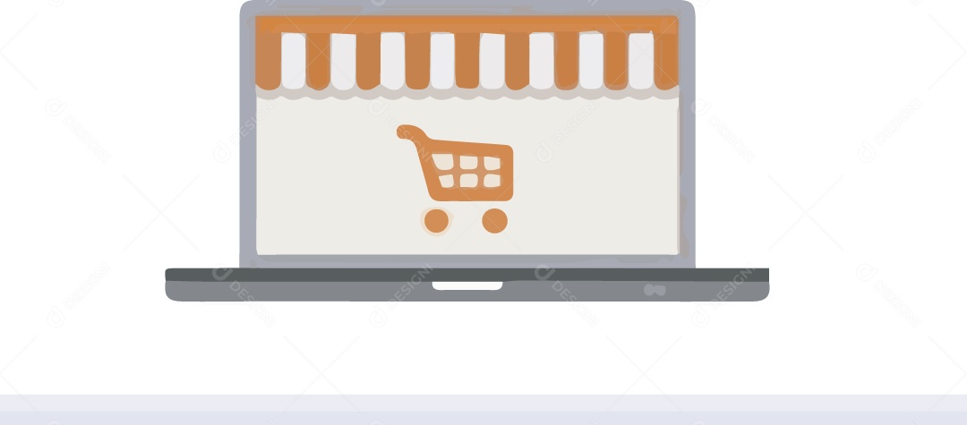 Loja Online Ilustração Vetor EPS