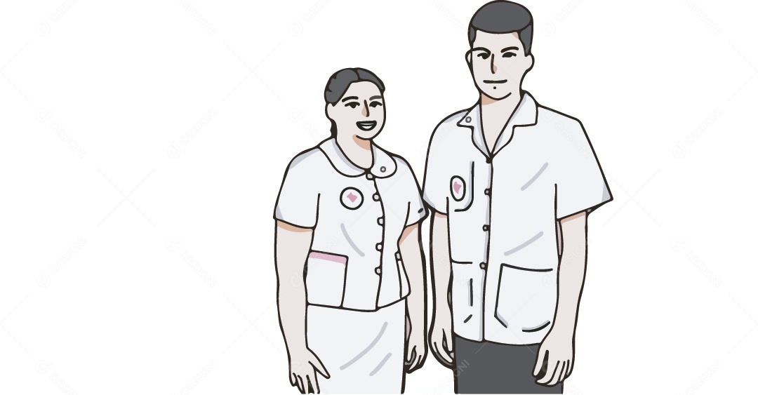 Casal Ilustração Vetor EPS