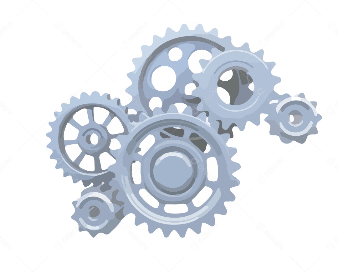 Engrenagem Ilustração Vetor EPS