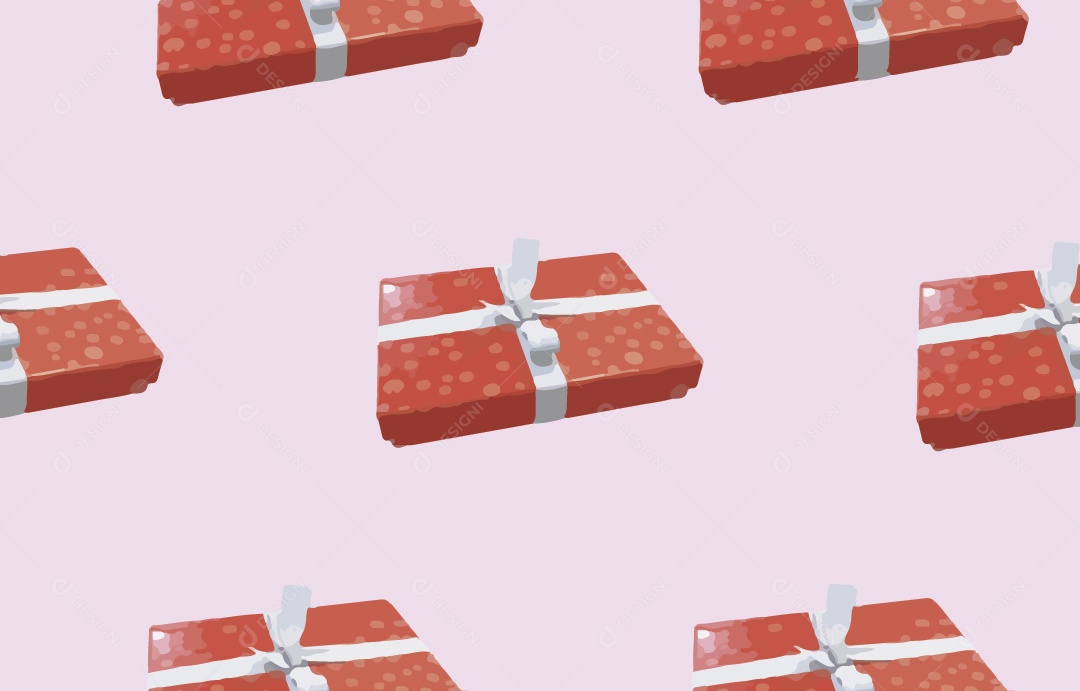 Padrão de Presentes Vetor EPS