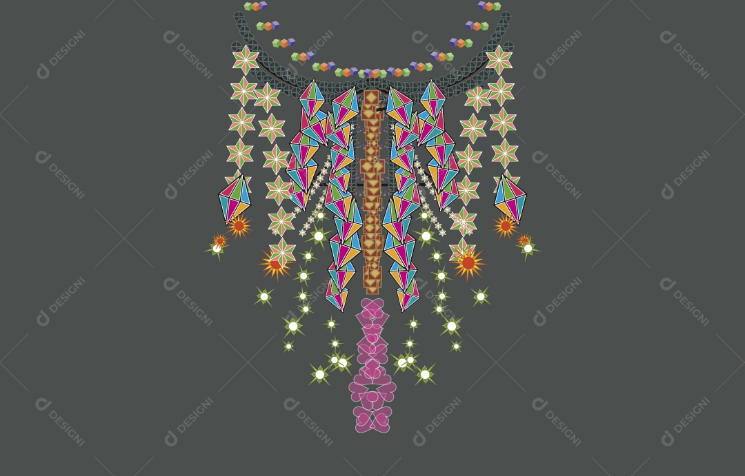 Ilustração de Linha de Pescoço Vetor EPS