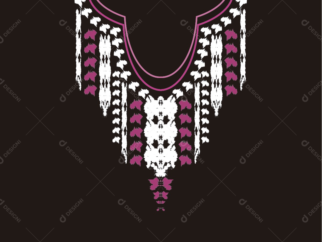 Ilustração de Linha de Pescoço Vetor EPS