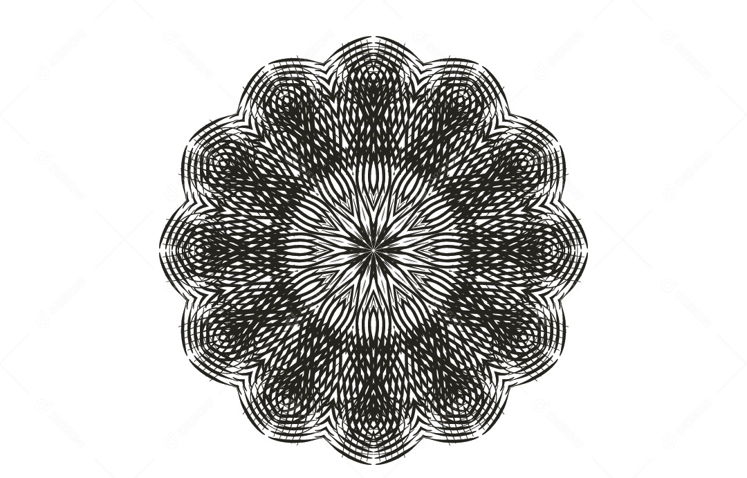 Mandala Ilustração Vetor EPS