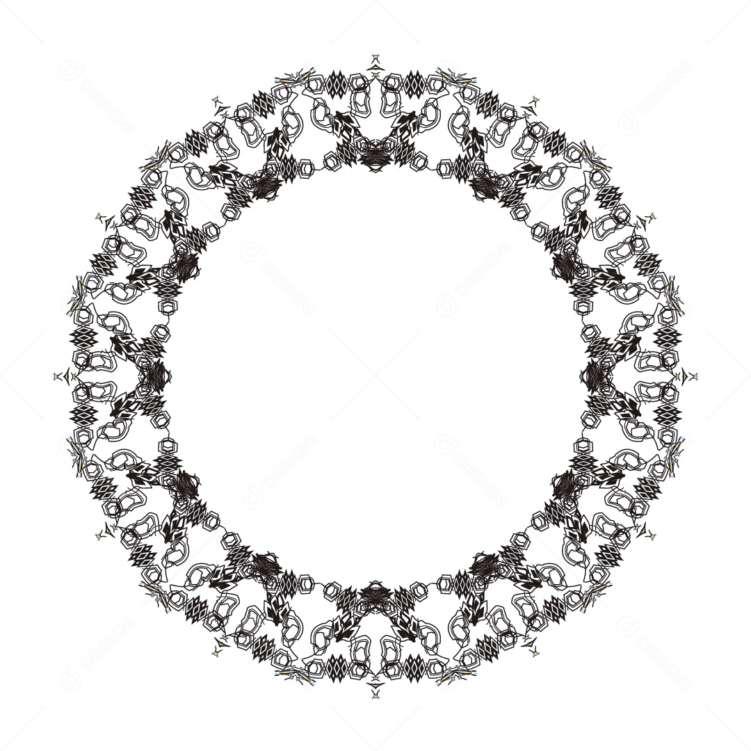 Mandala Ilustração Vetor EPS