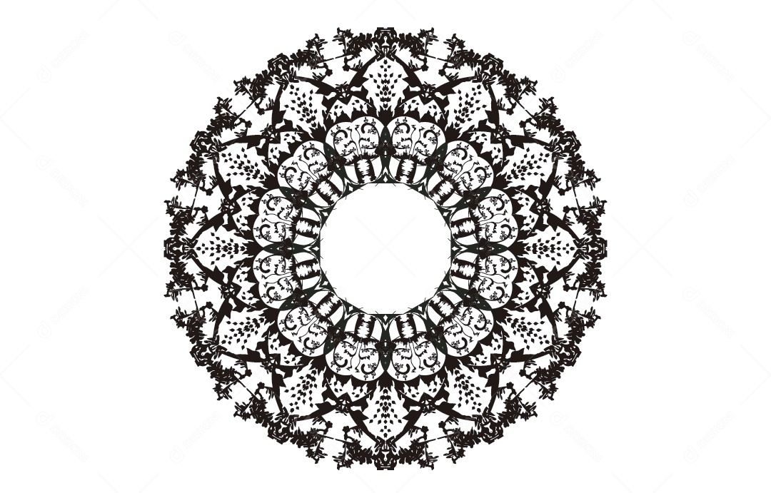 Mandala Ilustração Vetor EPS