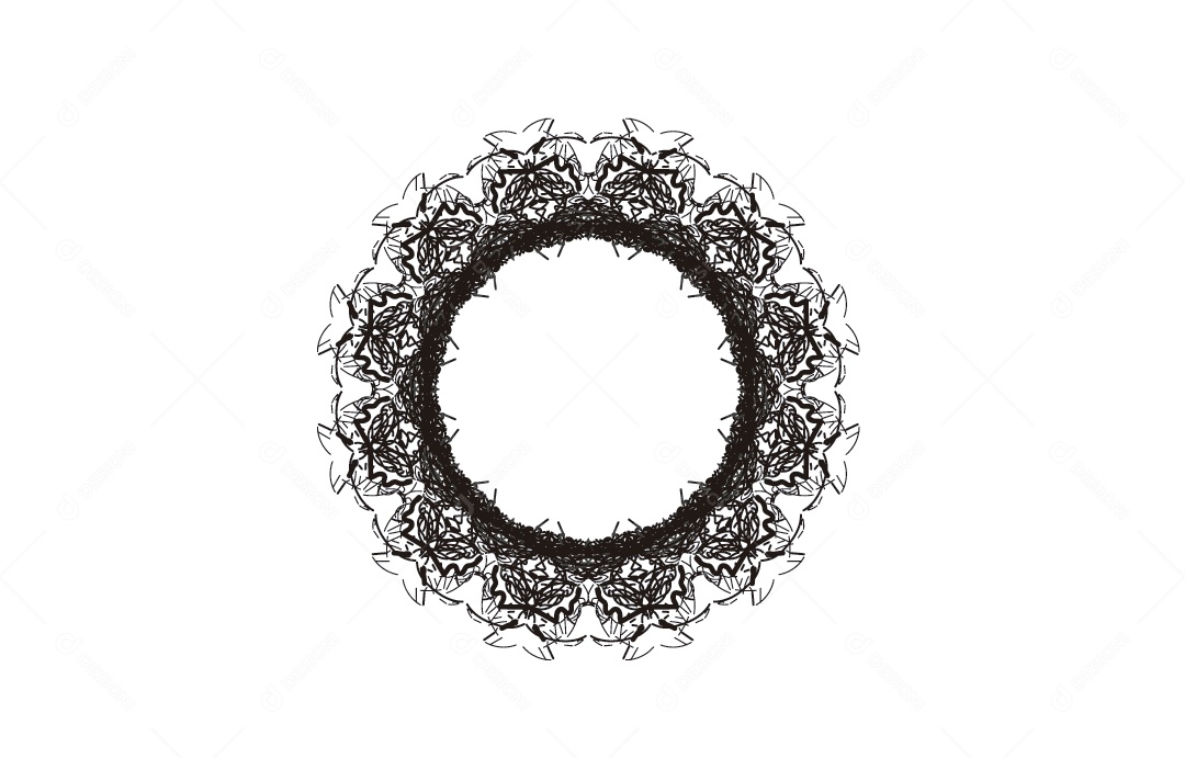 Mandala Ilustração Vetor EPS
