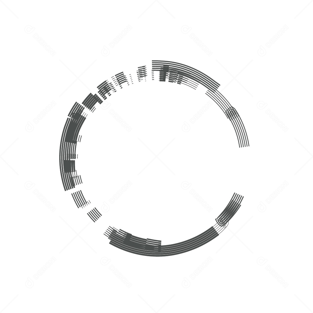 Círculos de Tinta Ilustração Vetor EPS