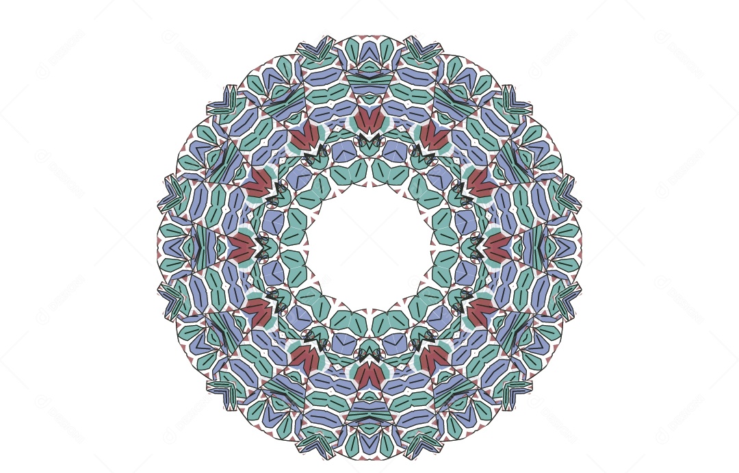 Mandala Ilustração Vetor EPS