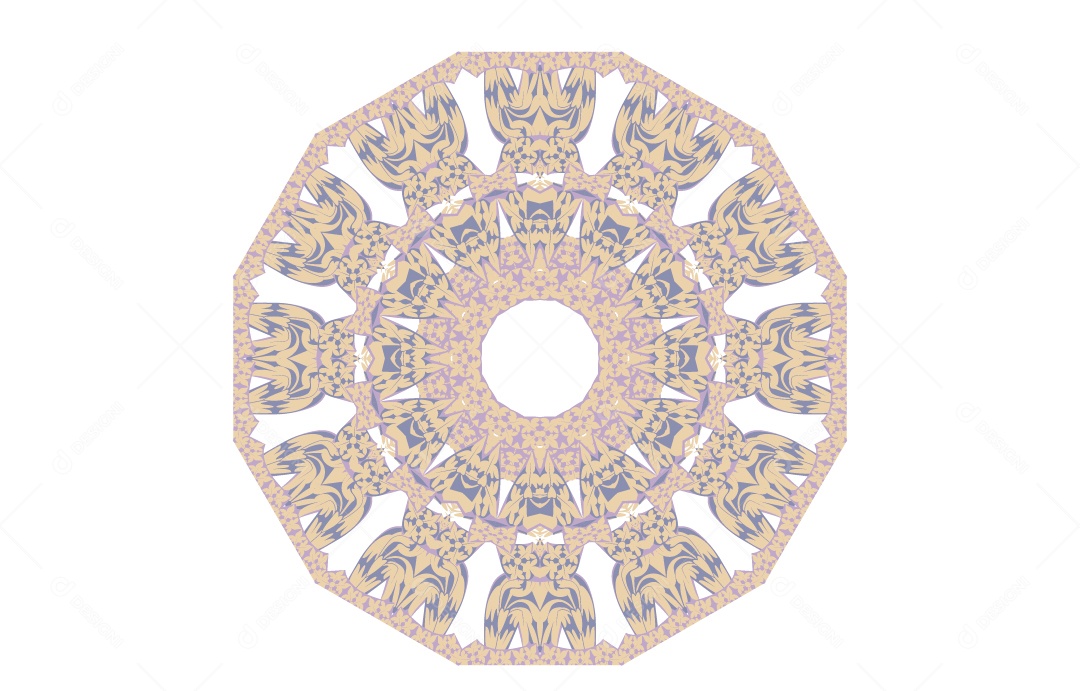 Mandala Ilustração Vetor EPS