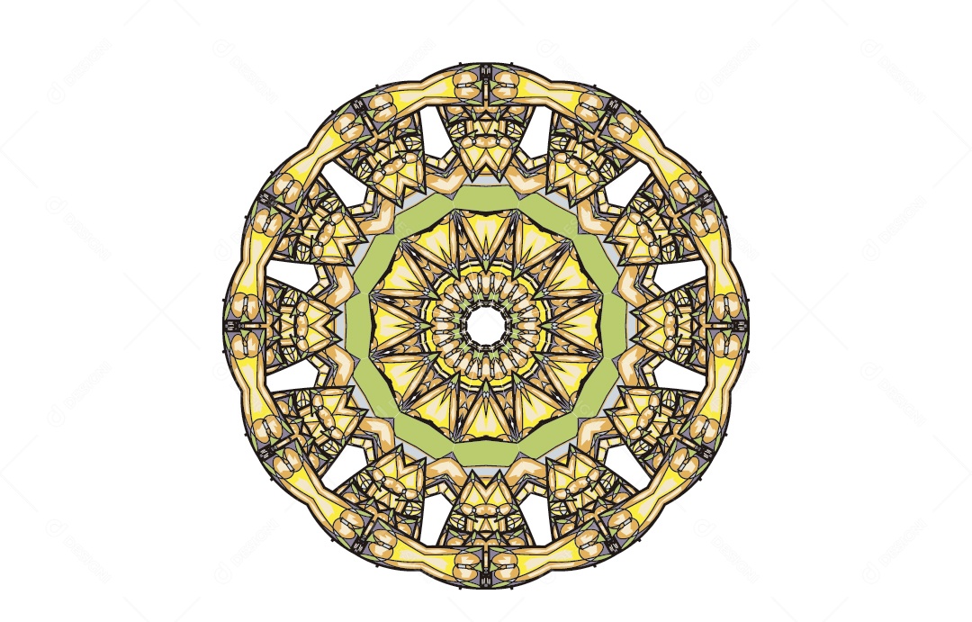 Mandala Ilustração Vetor EPS