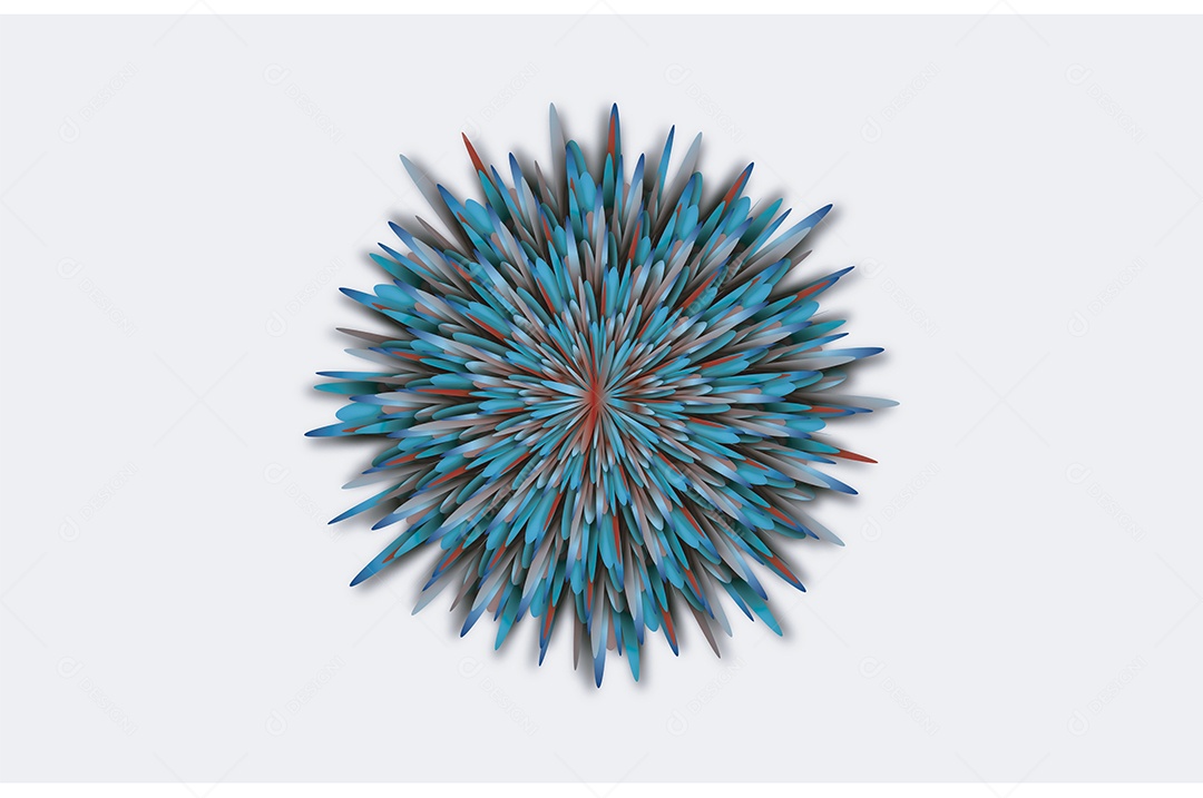 Mandala Ilustração Vetor EPS