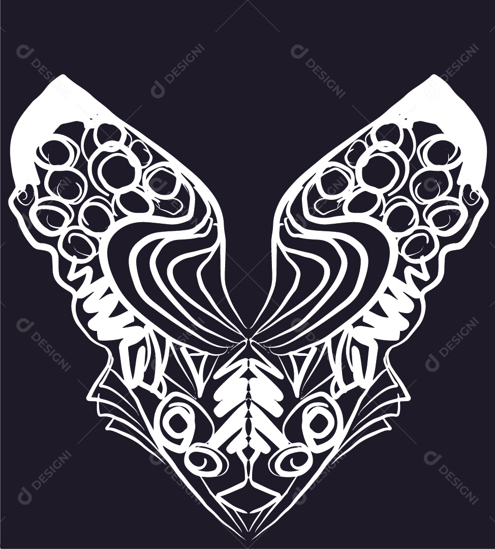 Ilustração de Linha de Pescoço Vetor EPS