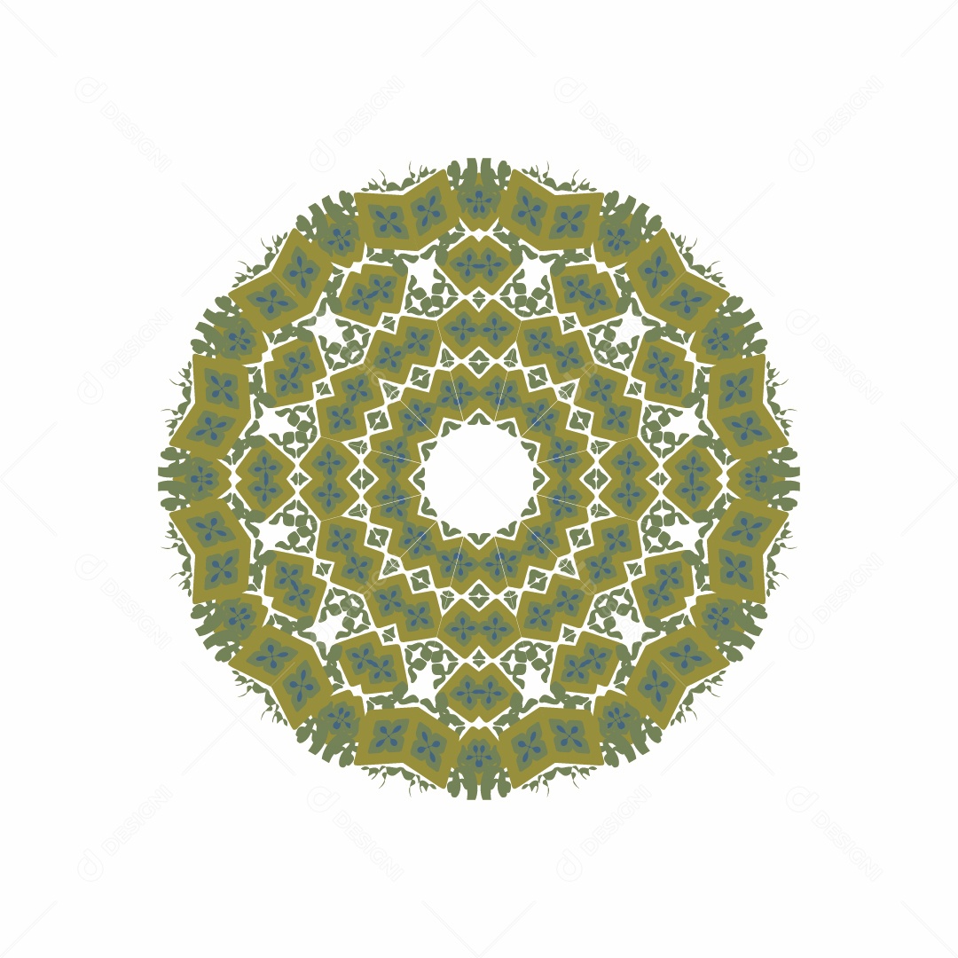Mandala Ilustração Vetor EPS