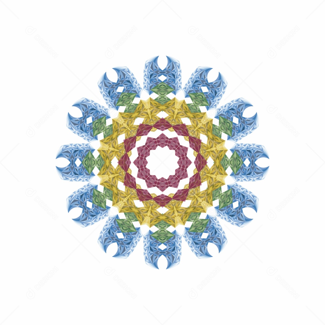 Mandala Ilustração Vetor EPS