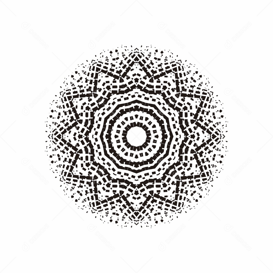 Mandala Ilustração Vetor EPS