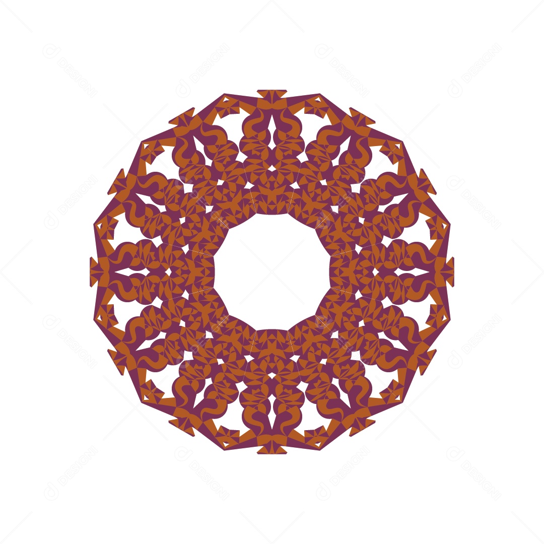 Mandala Ilustração Vetor EPS