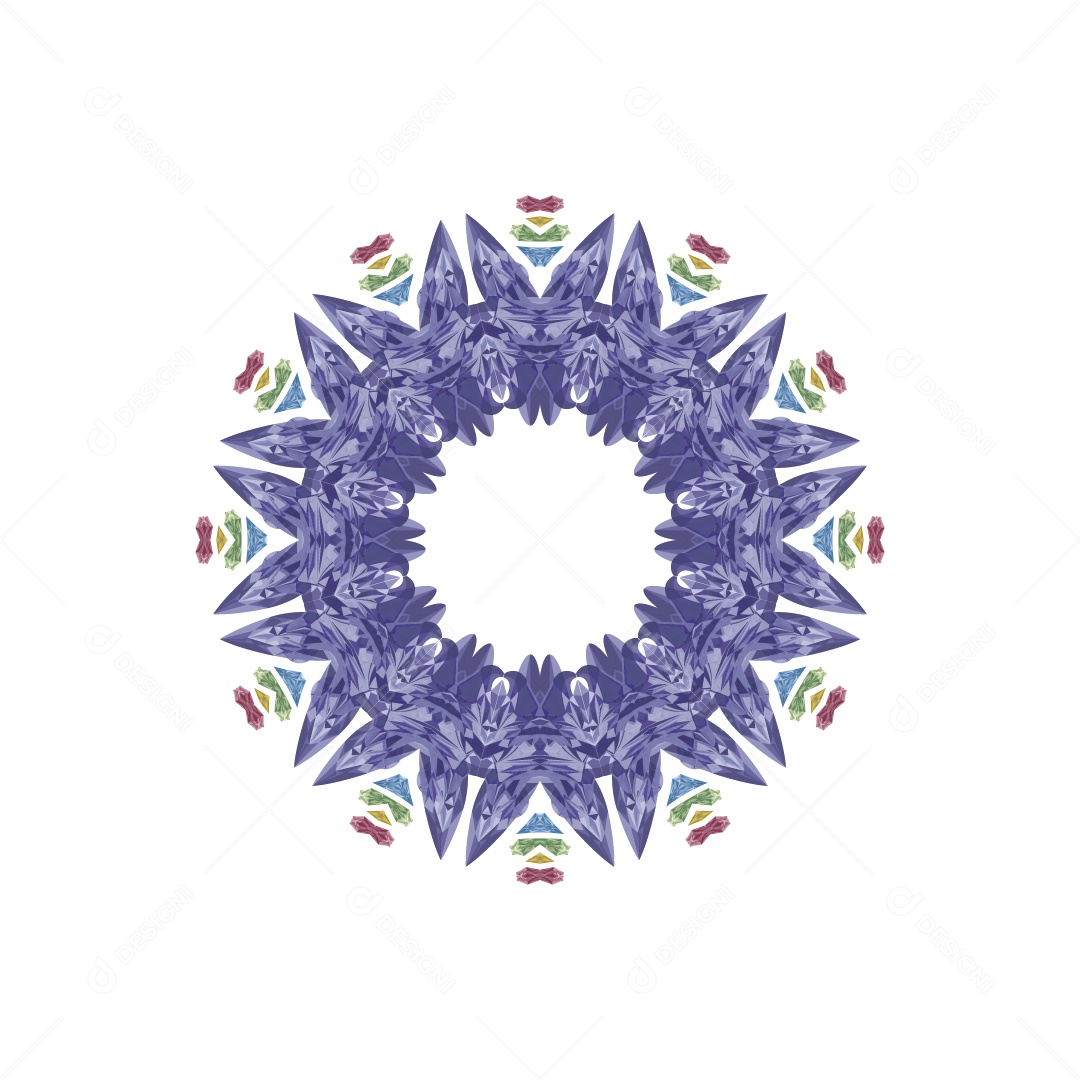 Mandala Ilustração Vetor EPS