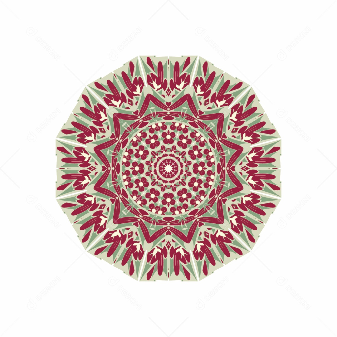 Mandala Ilustração Vetor EPS