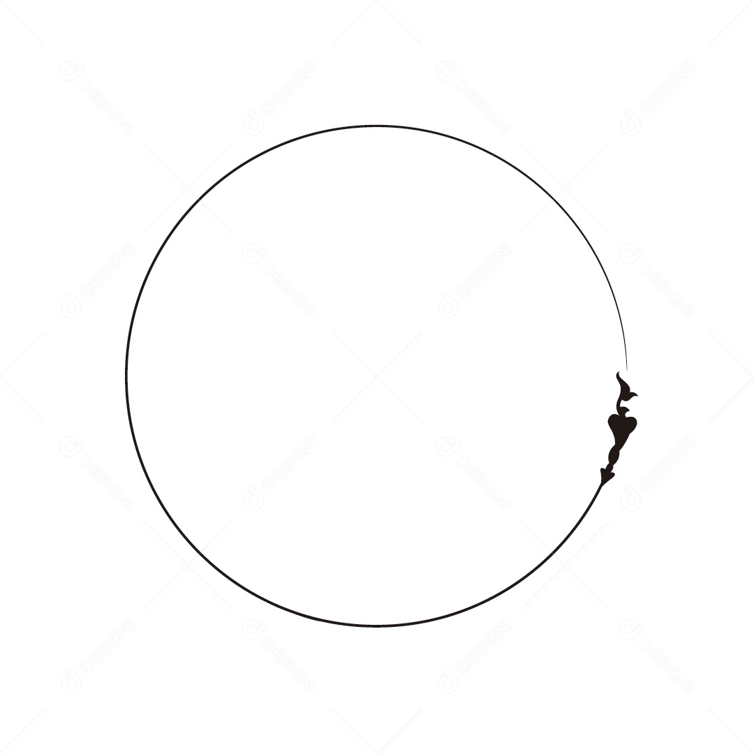 Circulo de Tinta Ilustração Vetor EPS