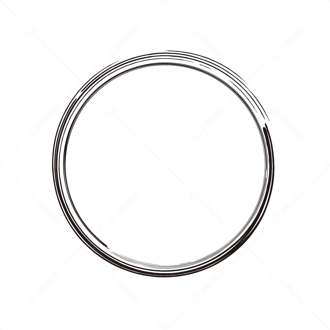 Circulo de Tinta Ilustração Vetor EPS