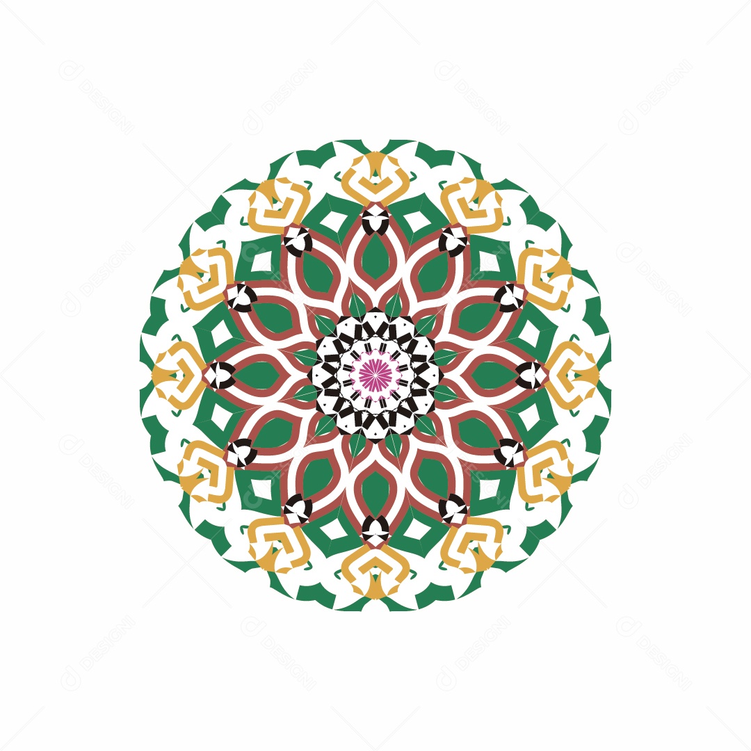 Mandala Ilustração Vetor EPS