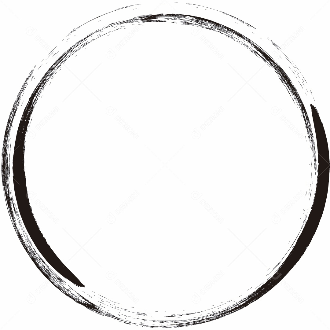 Circulo de Tinta Desenho Vetor EPS