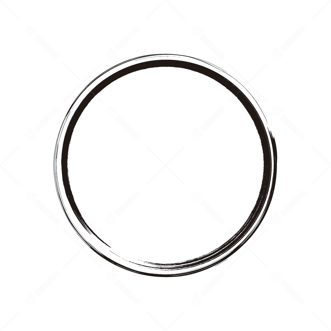 Circulo de Tinta Desenho Vetor EPS