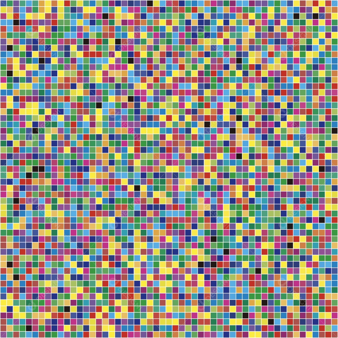 Padrão Quadriculado Colorido Vetor EPS