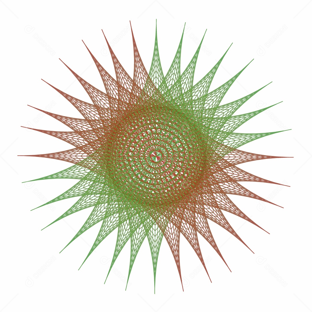 Mandala Ilustração Vetor EPS