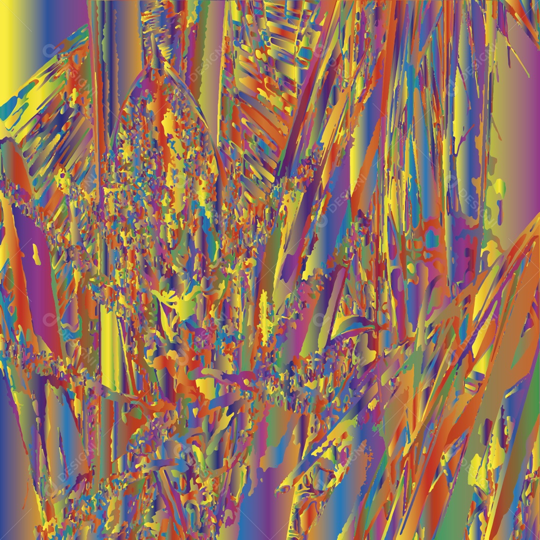 Padrão Colorido Ilustração Vetor EPS