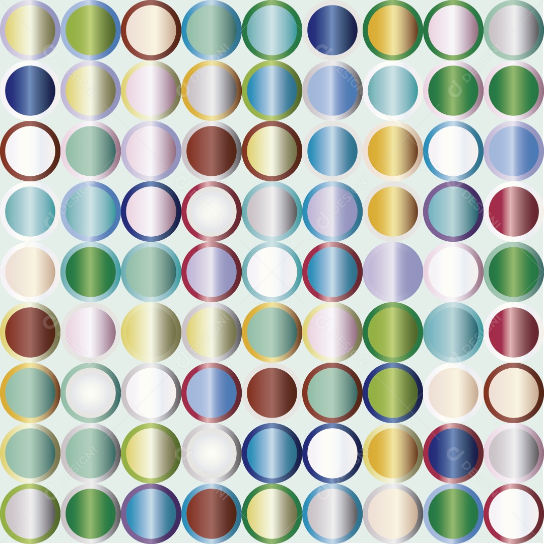 Padrão de Círculos Vetor EPS