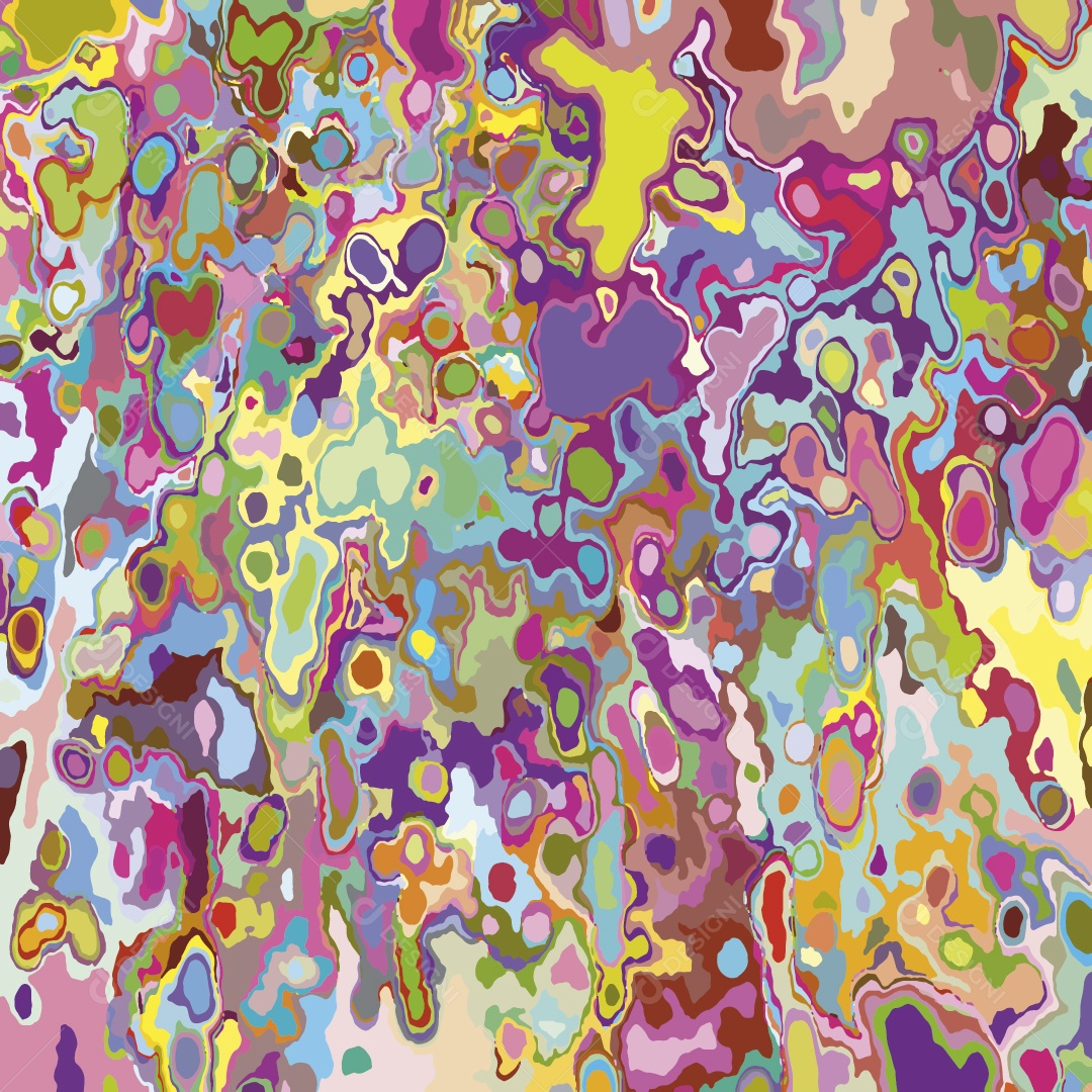 Padrão Colorido Ilustração Vetor EPS