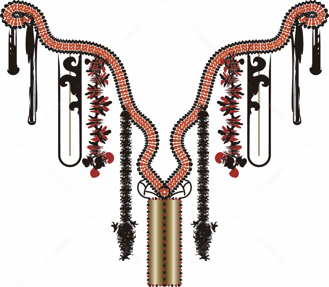 Colar Ilustração Vetor EPS