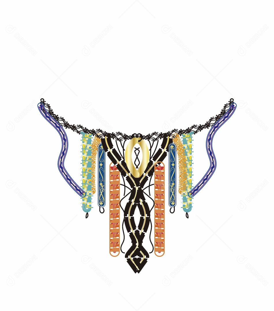 Colar Ilustração Vetor EPS