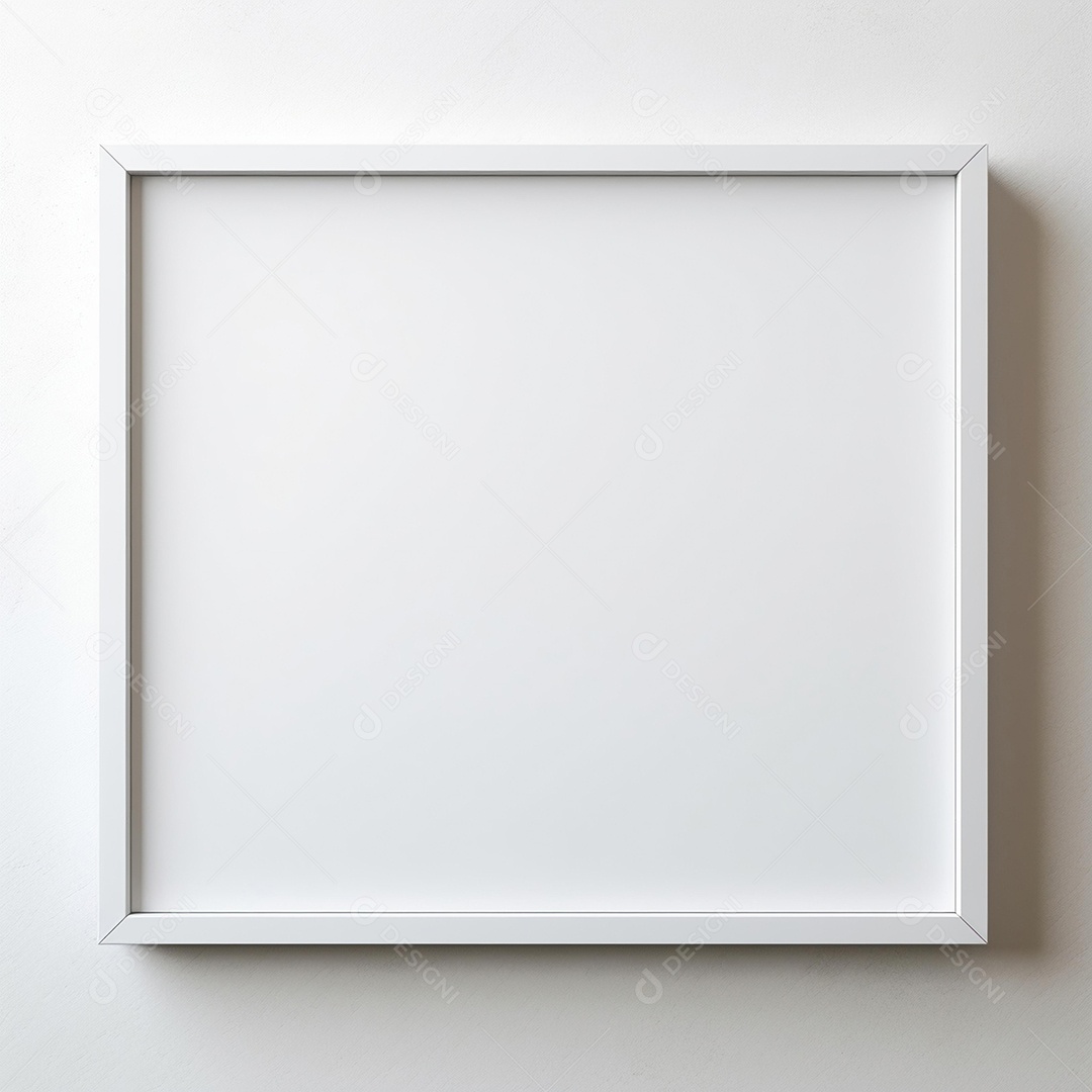 Moldura de quadro em fundo branco