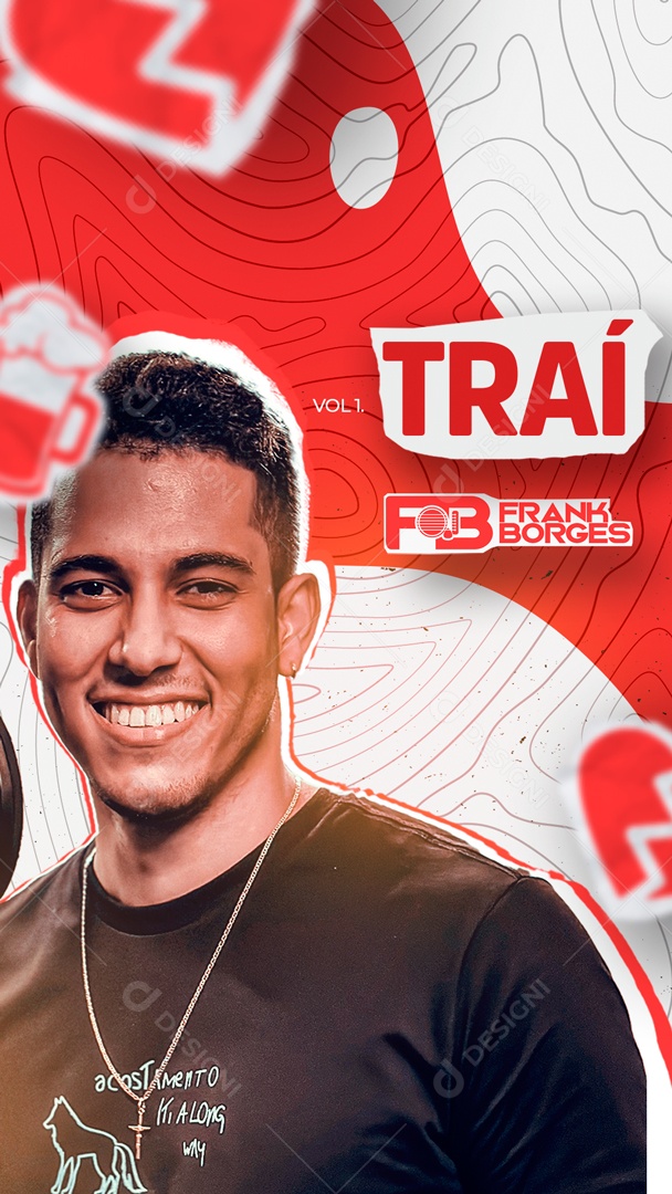 Social Media Flyer Story Frank Borges PSD Editável