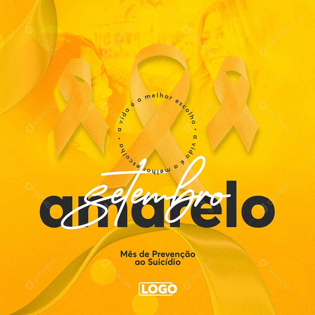 Setembro Amarelo Social Media PSD Editável
