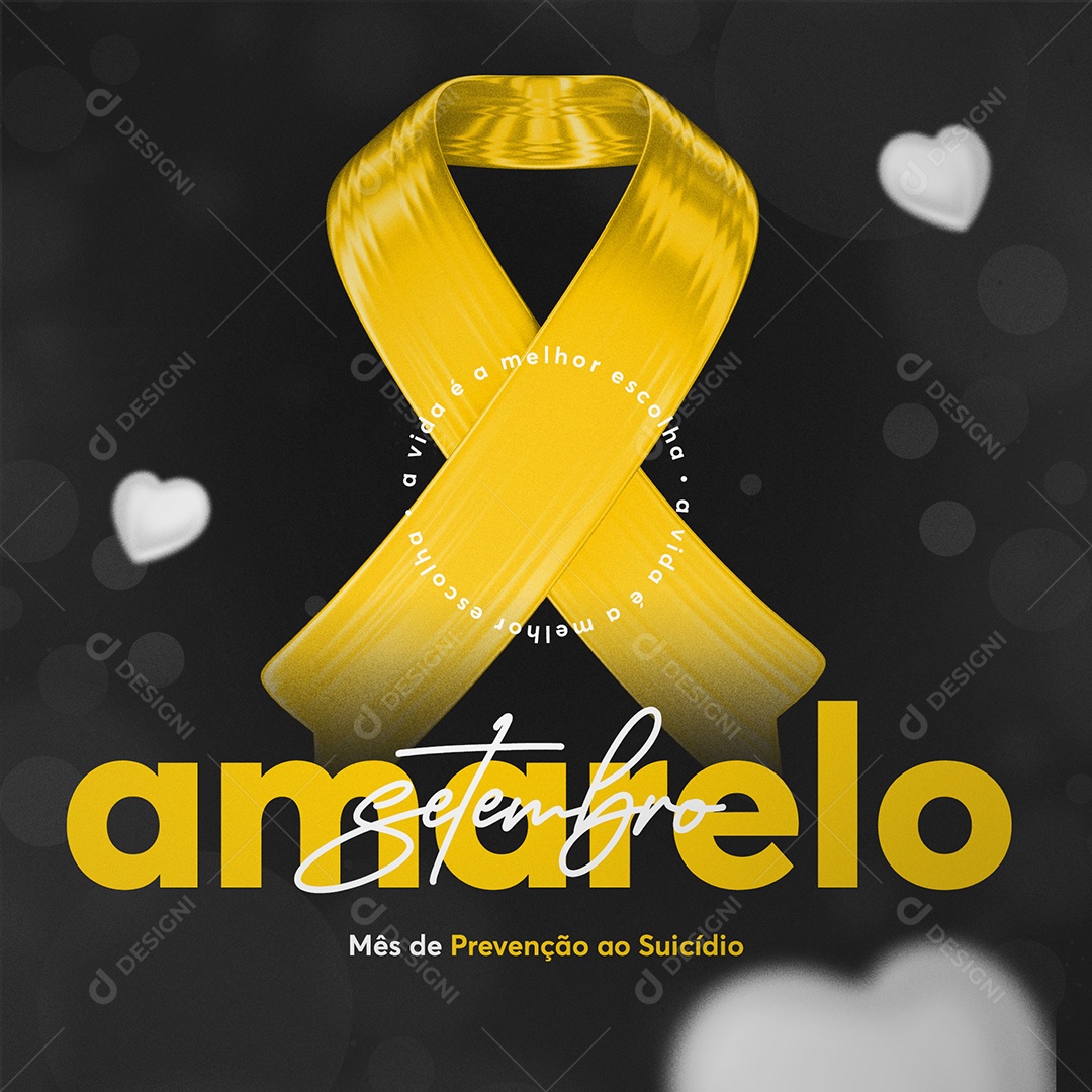 Setembro Amarelo Social Media PSD Editável