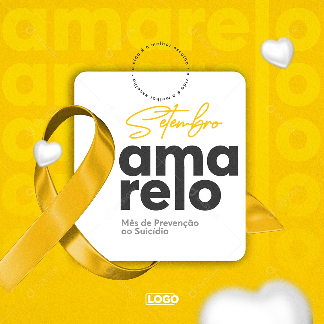 Setembro Amarelo Social Media PSD Editável