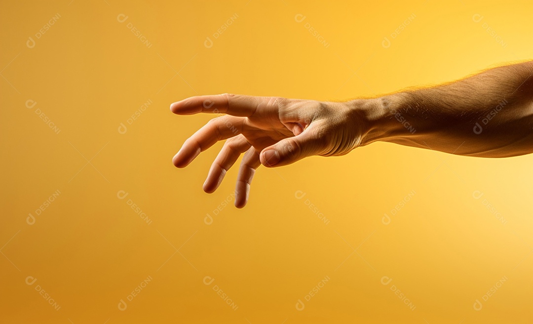 Mão Livre Conscientização de Setembro Amarelo