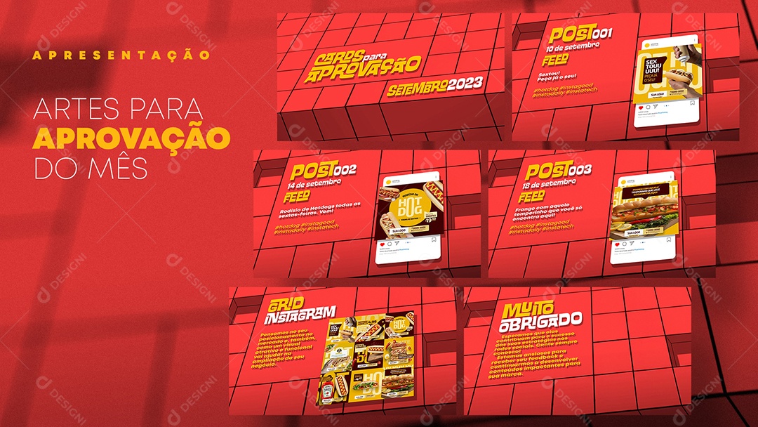 Proposta Comercial Hot Dog Cachorro Quente PSD Editável