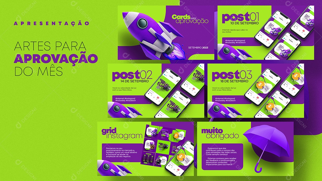Proposta Comercial Provedor De Internet PSD Editável